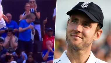 Stuart Broad Spots His Mother Carole in Crowd Attending India vs England 4th Test 2024 at Ranchi